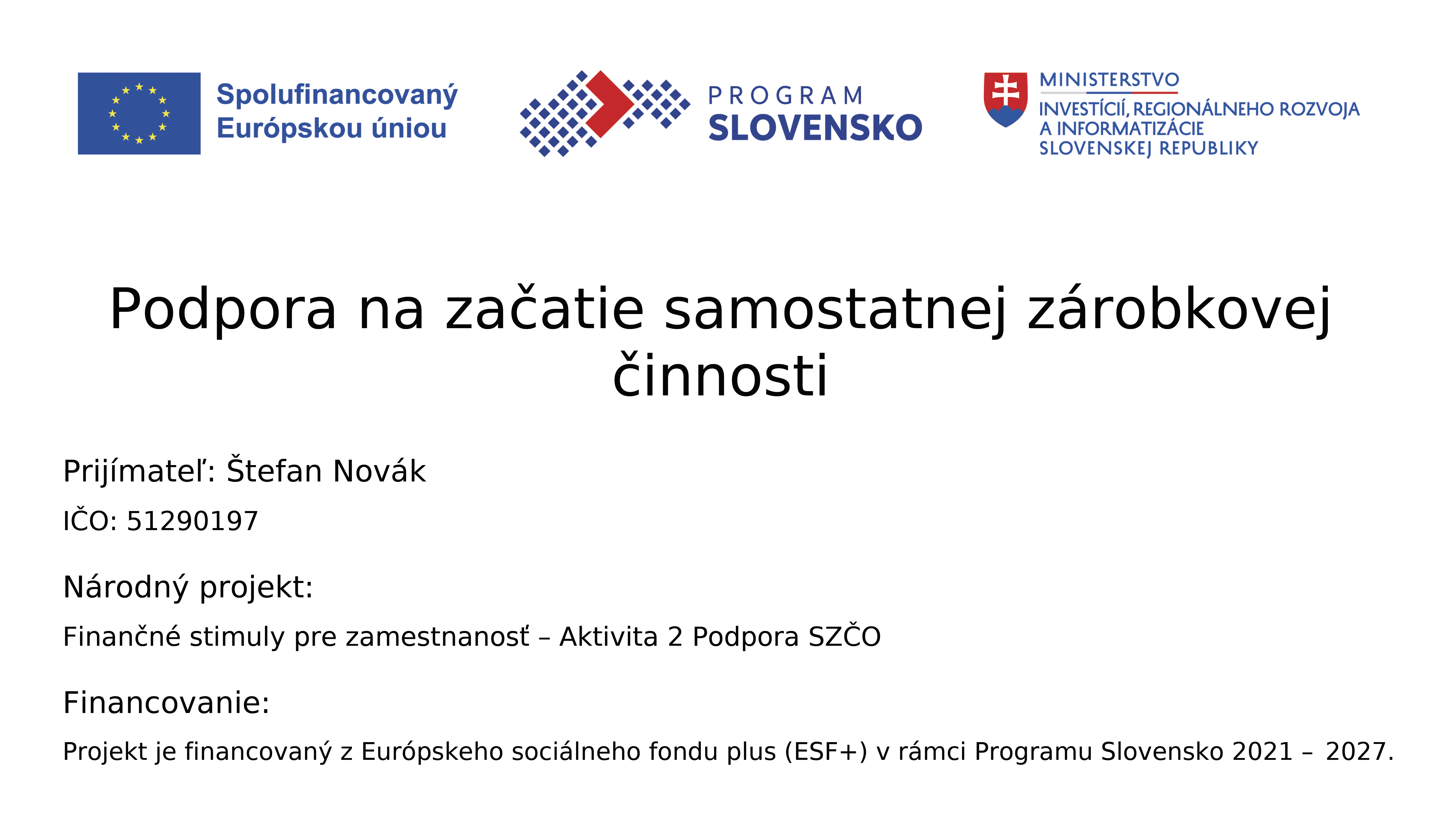 Informácie o projekte